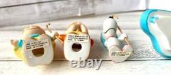Willitts Peanuts Nativity Snoopy Charlie Brown Ceramic Figures 2-2.4in 1990 Set