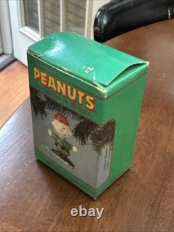 Willitts Snoopy & Charlie Brown Vintage Ceramic Ornaments Skating Bundle