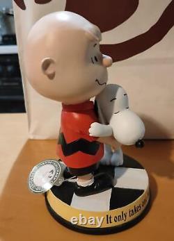 With Defect Hallmark Charlie Brown Snoopy Figure