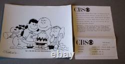 12- Org- Peanuts Schulz- Promo Photos de la Première de l'Émission de Télévision CBS - Charlie Brown Snoopy