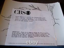 12- Org- Peanuts Schulz- Promo Photos de la Première de l'Émission de Télévision CBS - Charlie Brown Snoopy