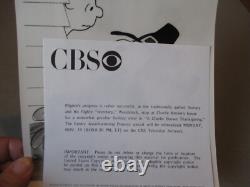 12- Org- Peanuts Schulz- Promo Photos de la Première de l'Émission de Télévision CBS - Charlie Brown Snoopy
