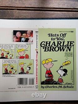 16 Rare Vtg Peanuts Charlie Brown Fawcett Crest Comic Strip Livret Couverture Art