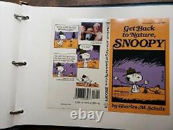 16 Rare Vtg Peanuts Charlie Brown Fawcett Crest Comic Strip Livret Couverture Art