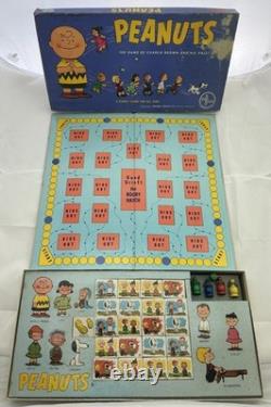 1959 Peanuts Le Jeu de Charlie Brown et de Ses Amis Jeu par S & R Complet Bon