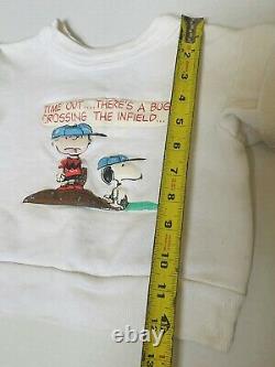 1960 Peanuts Charlie Brown Snoopy Sweatshirt Norwich Vintage Mayo Spruce