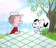 1969 Snoopy Charlie Brown ÉtÉ Peanuts Charles Schulz Cel Original De Production