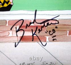 1969 cél d’animation original signé Charlie Brown Peanuts Charles Schulz snoopy