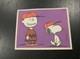 1971 Figurines Linus N&deg;31 Carte Charlie Brown Et Snoopy Quasi Neuve Parfaite Rare