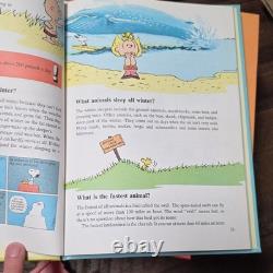 1981 avec la série complète CASE CHARLIE BROWN Cyclopedia Books 1-15 reliés vintage