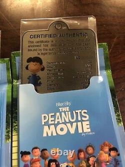 2015 Niue Le Peanuts Film 1 Oz Argent Coin Collection Charlie Brown Snoopy