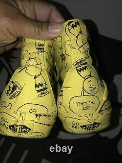 2017 Peanuts Vans Snoopy Charlie Brown Salut Jaune Maize Skater Chaussures Hommes 12