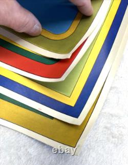 4 VTG 1969 Posters de Baseball Peanuts Schulz Linus Lucy Snoopy Charlie Brown VGC