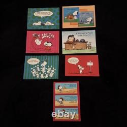 45 CARTES POSTALES Charles Schulz PEANUTS Snoopy CHARLIE BROWN Certaines XL Affranchies/ Non affranchies