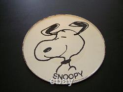 5 personnages de Snoopy des Peanuts 1950-1966 plaques en métal