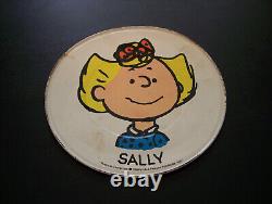 5 personnages de Snoopy des Peanuts 1950-1966 plaques en métal