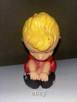 6 Poupées en Vinyle Peanuts Hungerford, 1961 Lucy, Pig-Pen, Linus, Charlie Brown, Snoopy