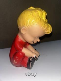 6 Poupées en Vinyle Peanuts Hungerford, 1961 Lucy, Pig-Pen, Linus, Charlie Brown, Snoopy
