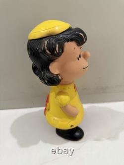 6 Poupées en Vinyle Peanuts Hungerford, 1961 Lucy, Pig-Pen, Linus, Charlie Brown, Snoopy