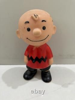 6 Poupées en Vinyle Peanuts Hungerford, 1961 Lucy, Pig-Pen, Linus, Charlie Brown, Snoopy