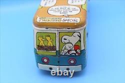 60s Chein Peanuts Bus Snoopy Peanuts Bain Vintage Charlie Brown Sally Lucy Tin