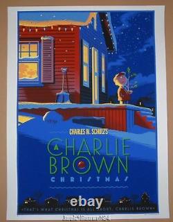 A Charlie Brown Christmas Laurent Durieux Poster Print Art Peanuts Snoopy Lucy
