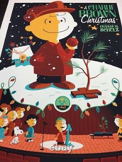 A Charlie Brown Christmas Whalen Signed Peanuts Snoopy LIM Edn Print! 200 $ (200 $ En Dollars)
