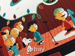 A Charlie Brown Christmas Whalen Signed Peanuts Snoopy LIM Edn Print! 200 $ (200 $ En Dollars)