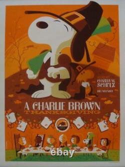 A Charlie Brown Hanksgiving Tom Whalen Snoopy Edition Limitée Imprimer 300