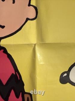 Affiche PEANUTS Vintage 1968 No. 5 Charlie Brown Snoopy DROOL-BALL Baseball