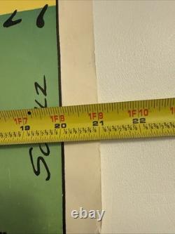 Affiche PEANUTS Vintage 1968 No. 5 Charlie Brown Snoopy DROOL-BALL Baseball