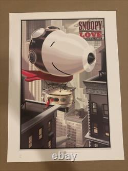 Affiche SNOOPY LOVE (162/275) LAURENT DURIEUX 2012 Charlie Brown Peanuts