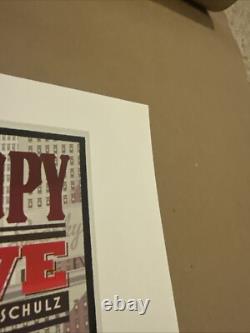 Affiche SNOOPY LOVE (162/275) LAURENT DURIEUX 2012 Charlie Brown Peanuts