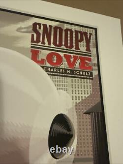 Affiche SNOOPY LOVE (162/275) LAURENT DURIEUX 2012 Charlie Brown Peanuts