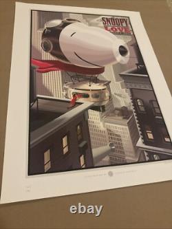 Affiche SNOOPY LOVE (162/275) LAURENT DURIEUX 2012 Charlie Brown Peanuts
