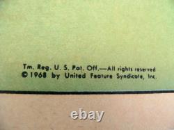 Affiche Snoopy Charlie Brown Peanuts Hang-Up #5 Promotion Chicago Tribune 1968