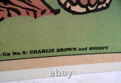Affiche Snoopy Charlie Brown Peanuts Hang-Up #5 Promotion Chicago Tribune 1968