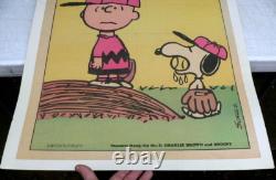 Affiche Snoopy Charlie Brown Peanuts Hang-Up #5 Promotion Chicago Tribune 1968