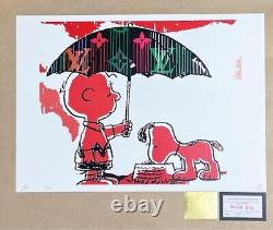 Affiche Snoopy R Snoopy Charlie Brown 'Death NYC' 17,72 x 12,60 pouces