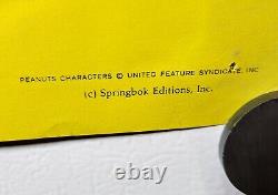 Affiche Vintage Snoopy Lot de 4 Édition Rare Peanuts Springbok USA