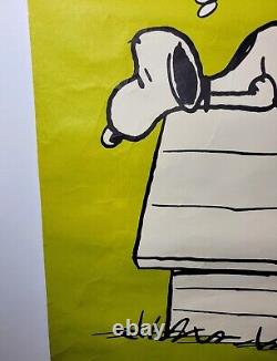 Affiche Vintage Snoopy Lot de 4 Édition Rare Peanuts Springbok USA