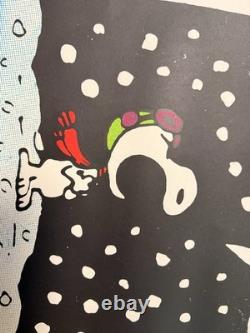 Affiche imprimée Mondo Peanuts Noël Aaugh Charlie Brown Charles Schulz Snoopy