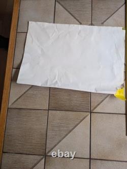 Affiche lithographique rare vintage Peanuts Charlie Brown Charles Schultz 1958