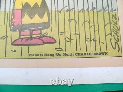 Affiche promotionnelle de Charlie Brown et sa bande Peanuts HANG-UP #2 Chicago Tribune 1968