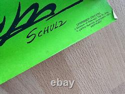 Affiche vintage Peanuts Schulz Snoopy Charlie Brown Chien Vert Chenil Springbok