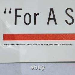 Affiches Peanuts Pour Président Ensemble Complet De 6 Hallmark Années 1960 Schulz Charlie Brown