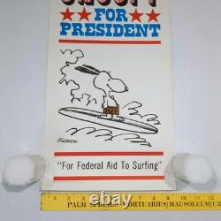 Affiches Peanuts Pour Président Ensemble Complet De 6 Hallmark Années 1960 Schulz Charlie Brown