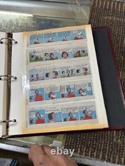 Album de coupures vintage fait maison 2000 - Peanuts, bande dessinée de Schulz, Charlie Brown, Snoopy, plus de 50 pages