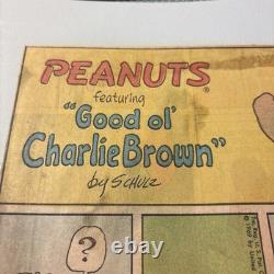 Album de souvenirs Hallmark Peanuts SNOOPY 1968 USA bandes dessinées originales de Charlie Brown