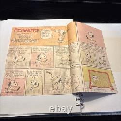 Album de souvenirs Hallmark Peanuts SNOOPY 1968 USA bandes dessinées originales de Charlie Brown